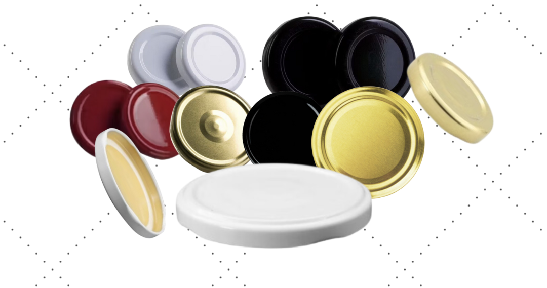 Couvercles twist-off à petite jupe