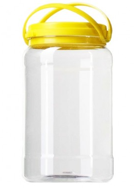 Pots en plastique avec couvercle pour les professionnels et les particuliers