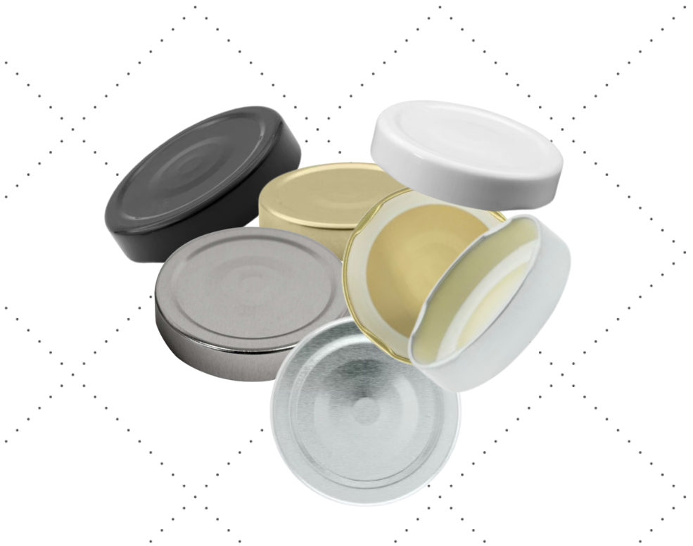 Couvercles Twist-Off à Jupe Haute