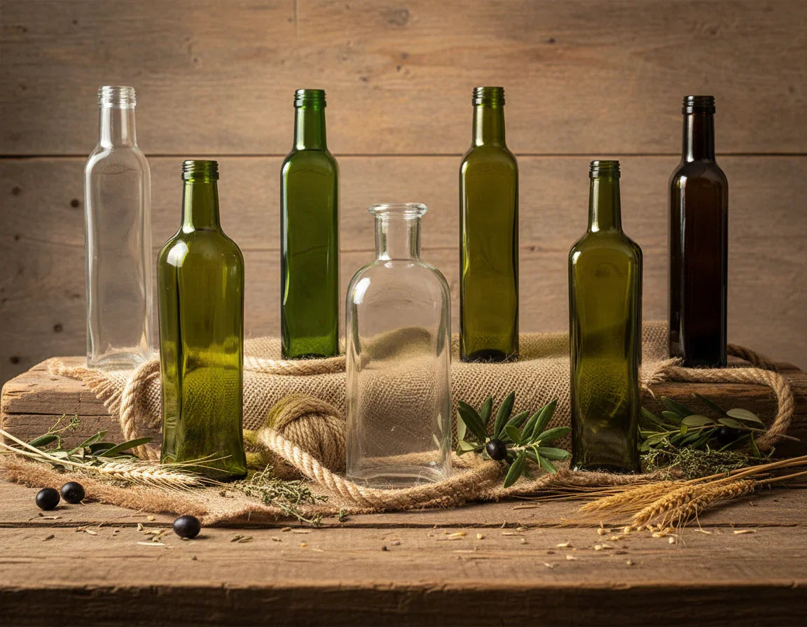 bouteilles pour vinaigre et huile