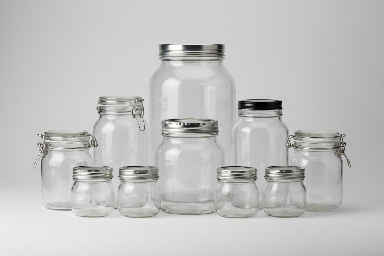 Bocaux et pots en verre 50cl à 400cl