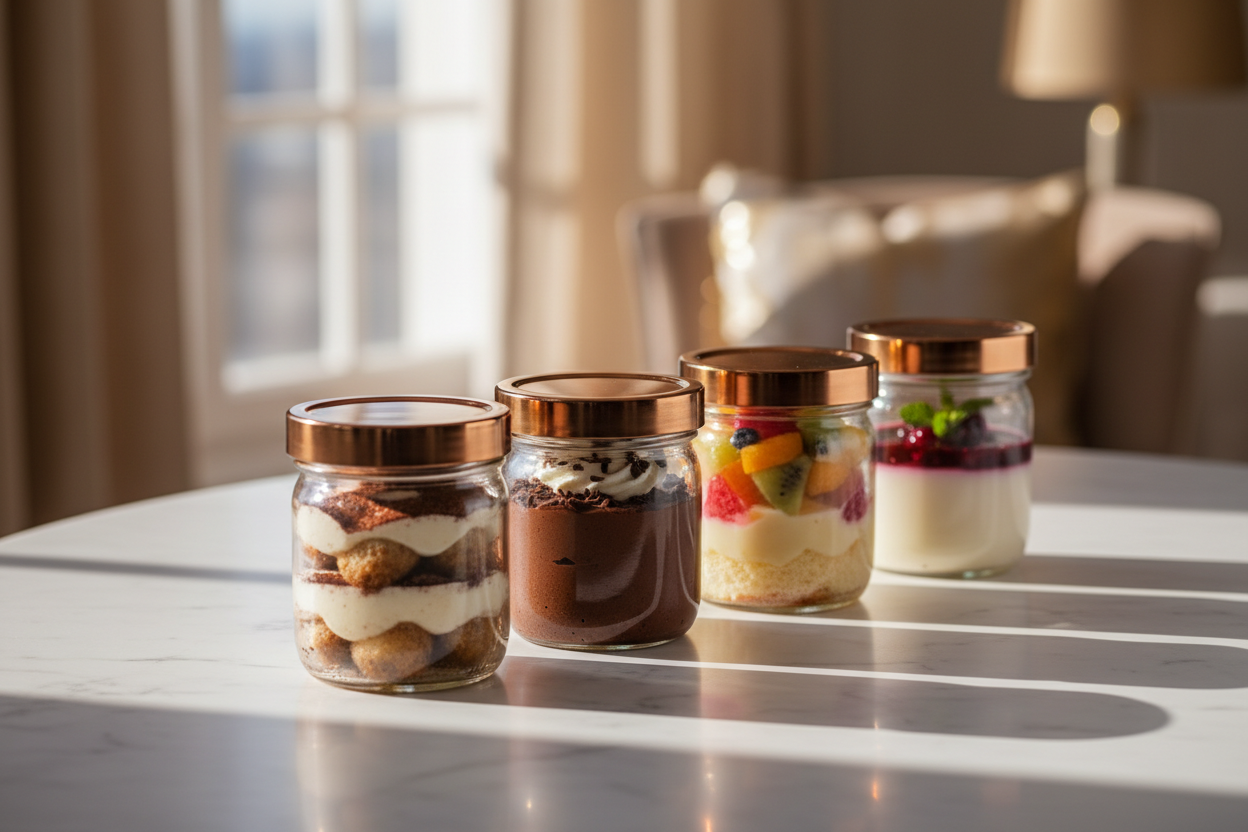 Bocaux en Verre pour Desserts