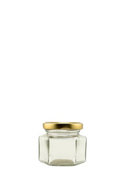 Bocal en Verre Hexagonal 106 ml Twist-Off 53