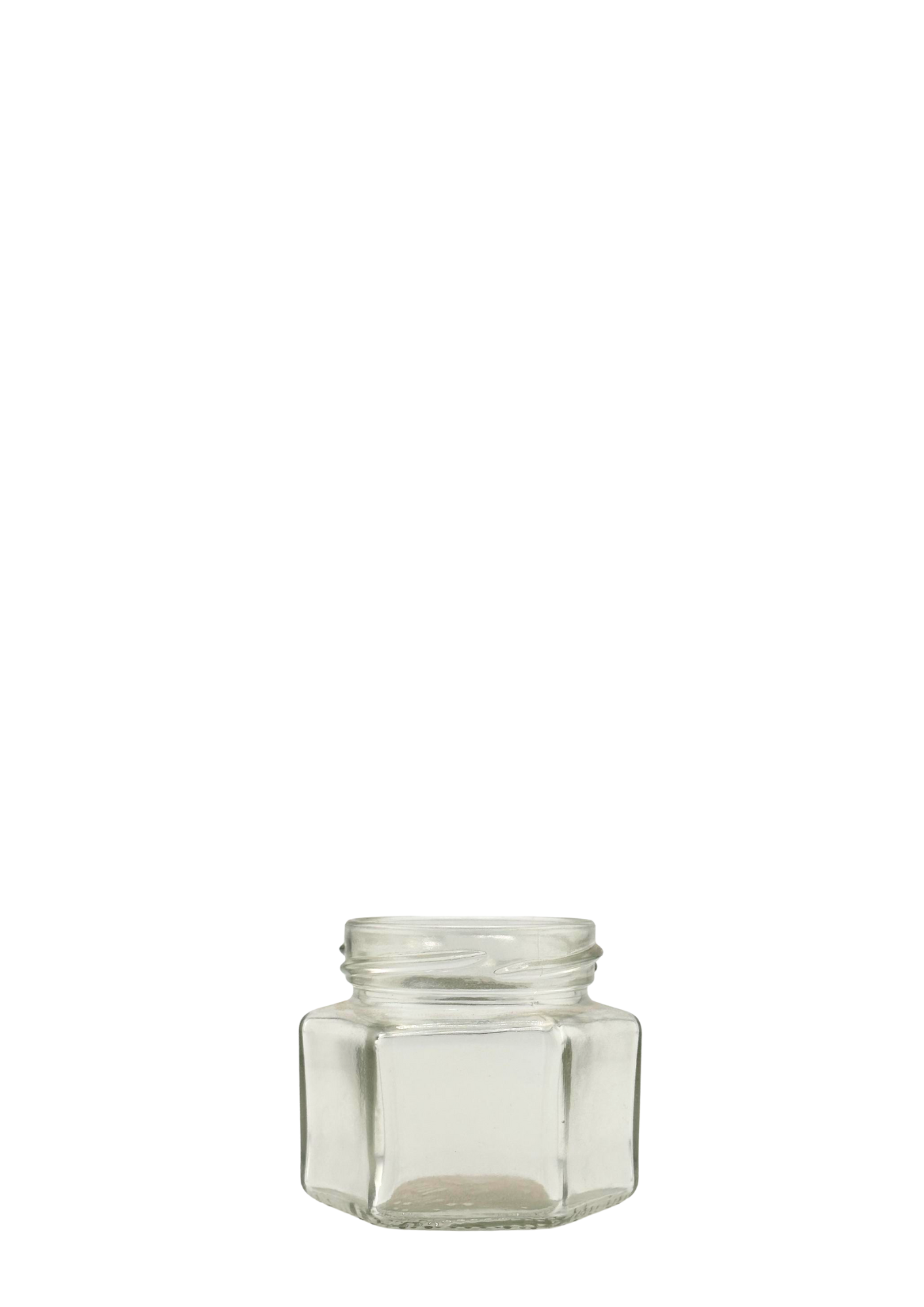 Bocal en Verre Hexagonal 106 ml Twist-Off 53