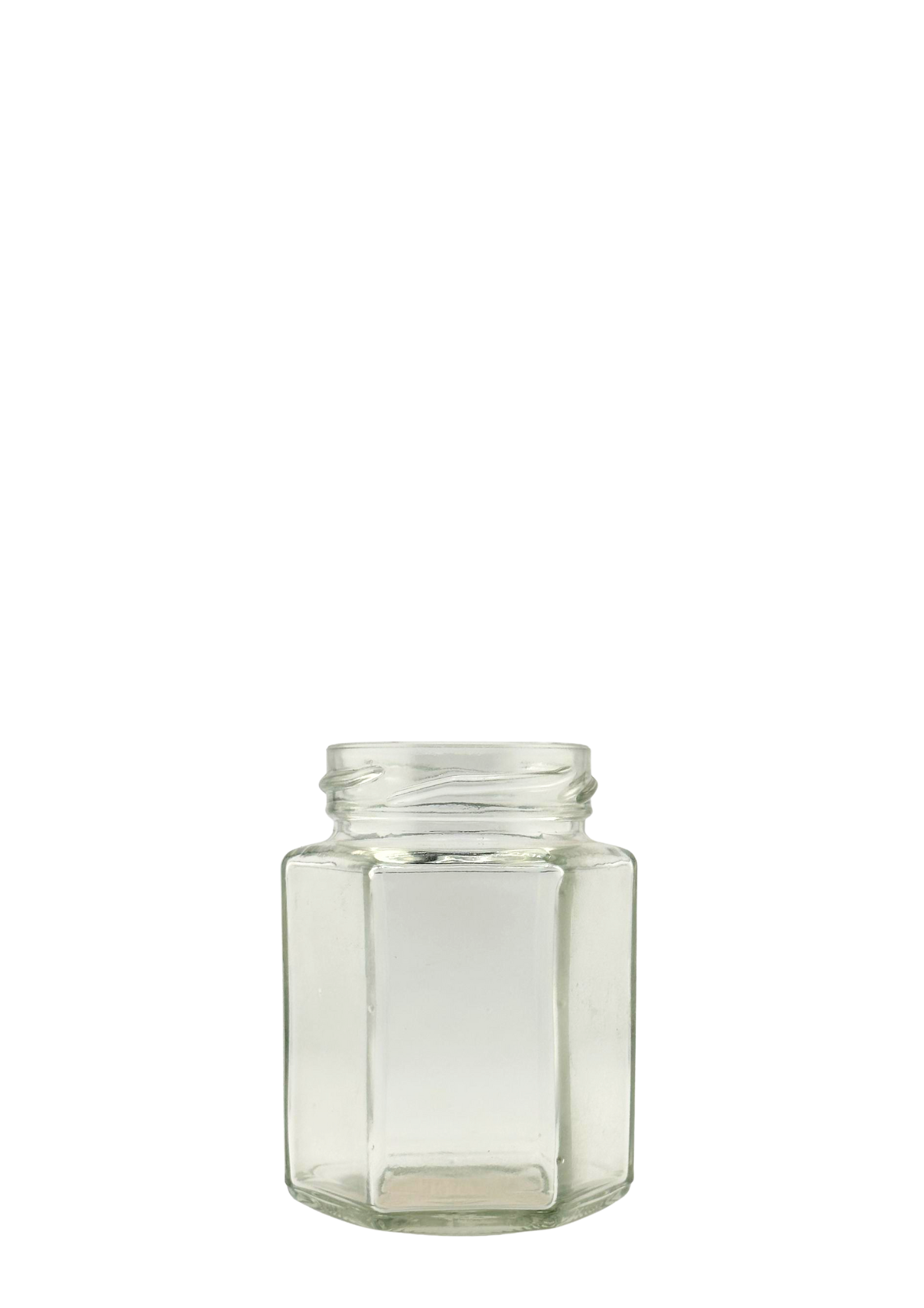Bocal en Verre Hexagonal 116 ml Twist-Off 48