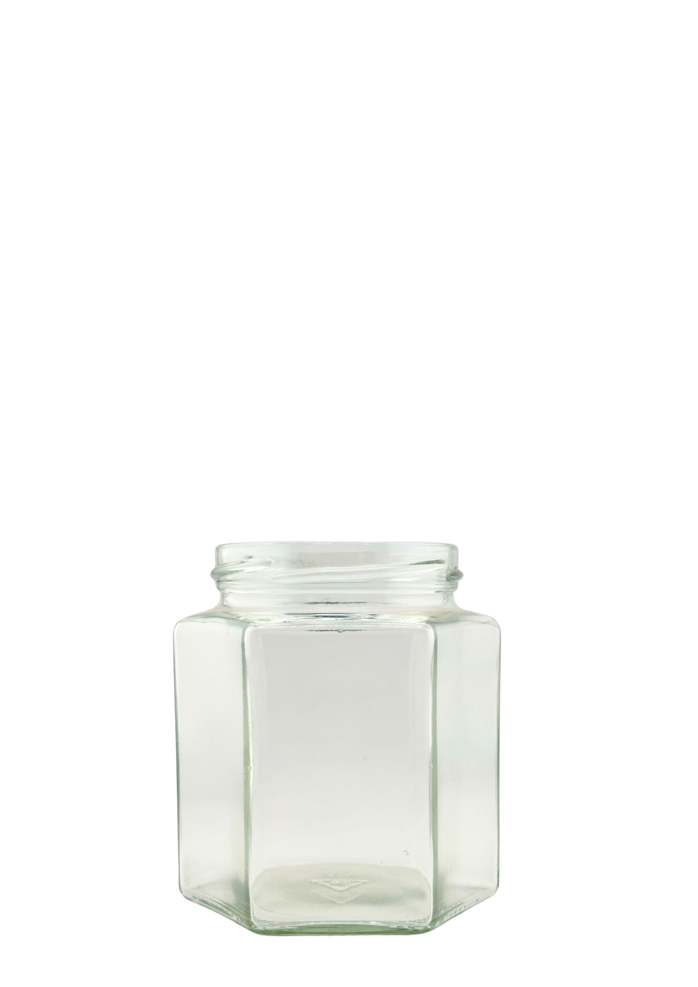 Bocal en Verre Hexagonal 390 ml Twist-Off 70