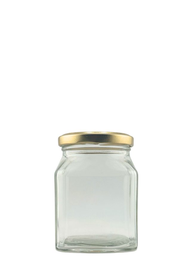 Bocal en Verre Quadro Liscio 314 ml Twist-Off 63
