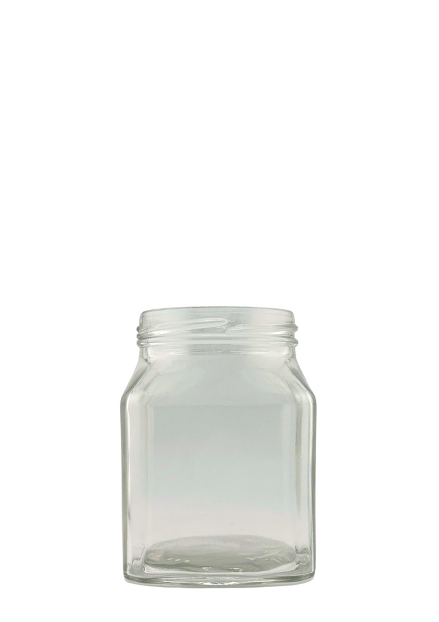 Bocal en Verre Quadro Liscio 314 ml Twist-Off 63
