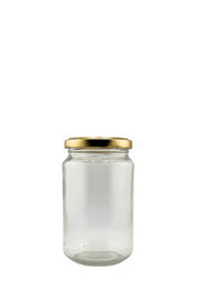 Bocal en verre cylindrique 370 ml Twist-Off 63