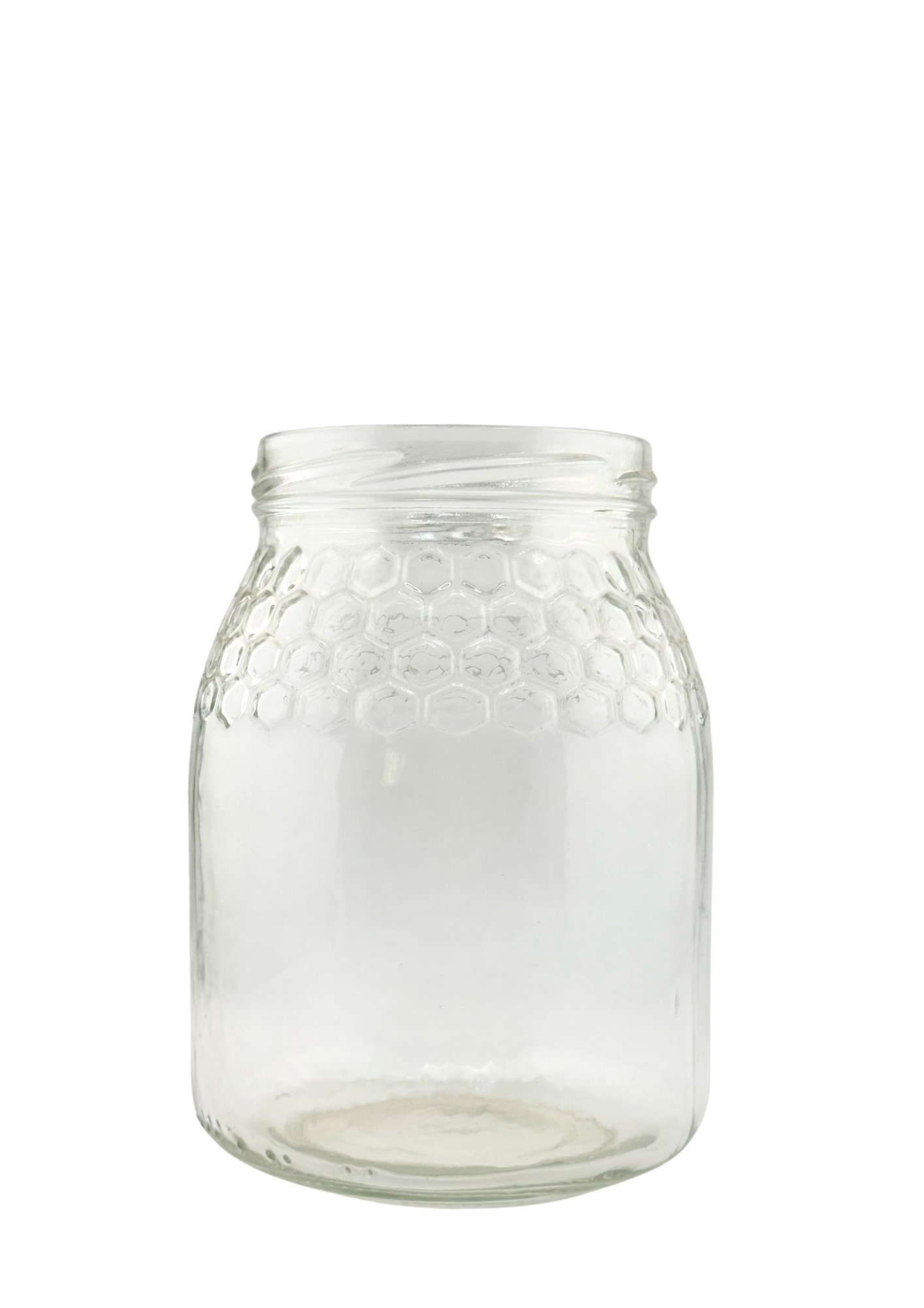 Bocal en verre miel 1 kg avec 4 alvéoles 746 ml et Twist-Off 77