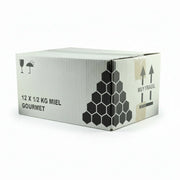 Boîte en carton pour bocal en verre Apiari 1/2 kg miel