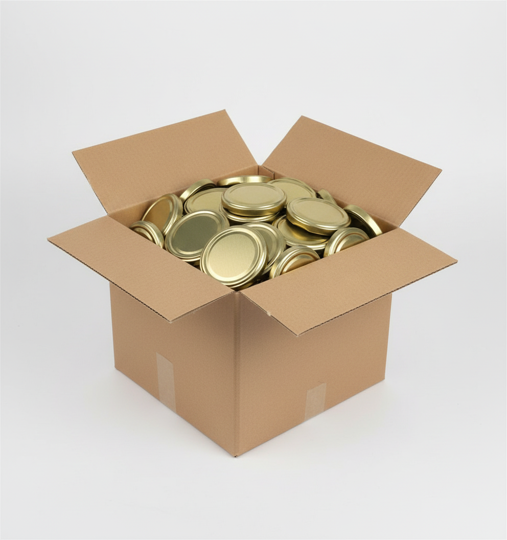 Couvercle Twist-Off 63 Doré Stérilisation