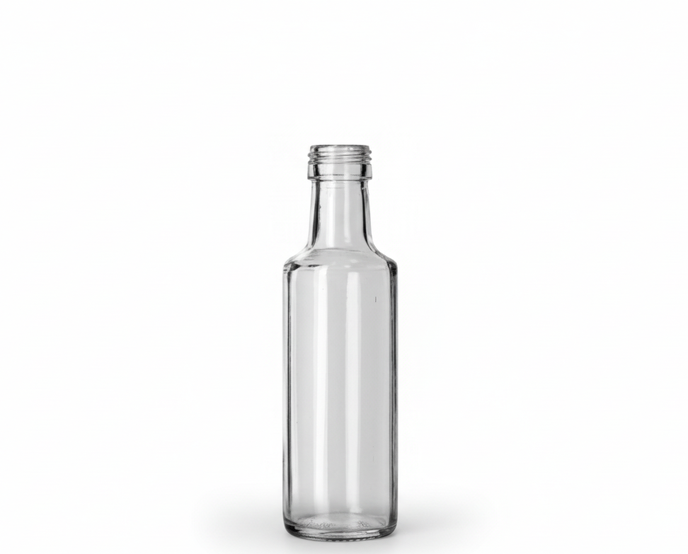 Bouteille en Verre Dorica 100 ML PP 24 Blanc
