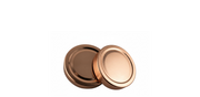 Couvercles twist-off 70 mm bronze pour bocaux en verre