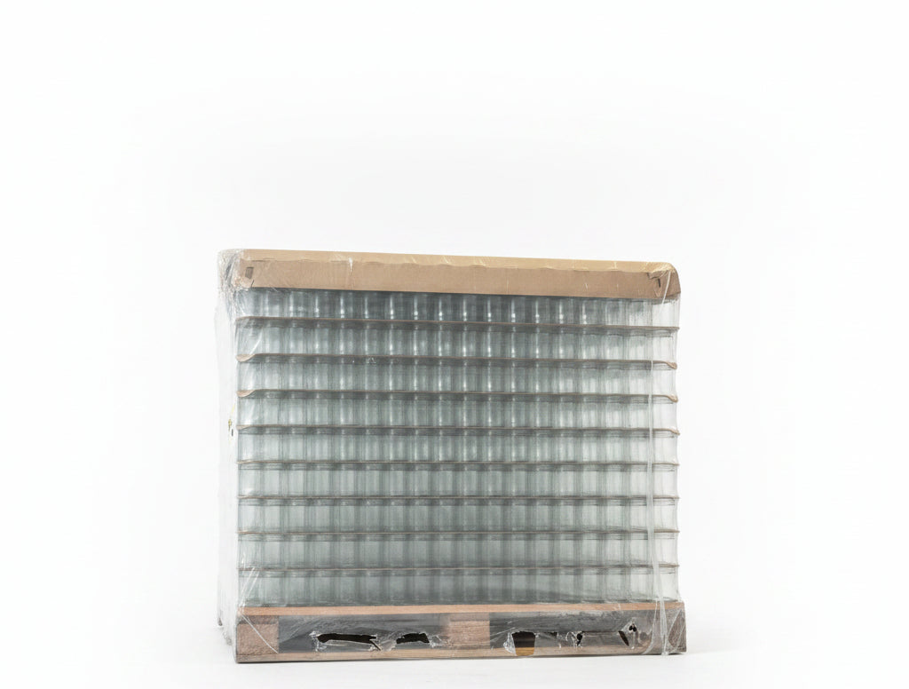Palette Bocal en Verre Hexagonal 196 ml Twist-Off 58