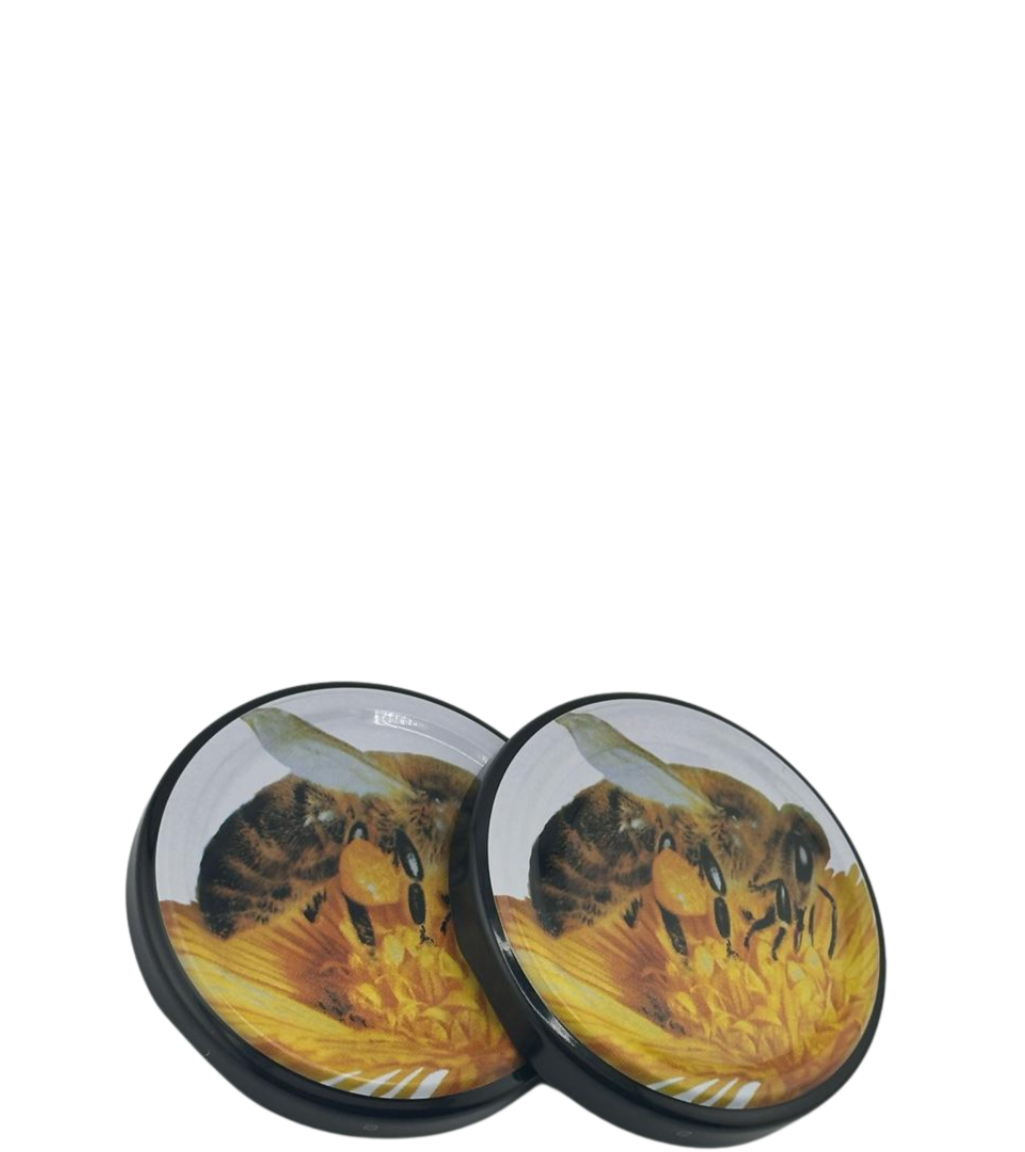 Couvercle Twist-Off 63 Abeille Fleur Pasteurisation