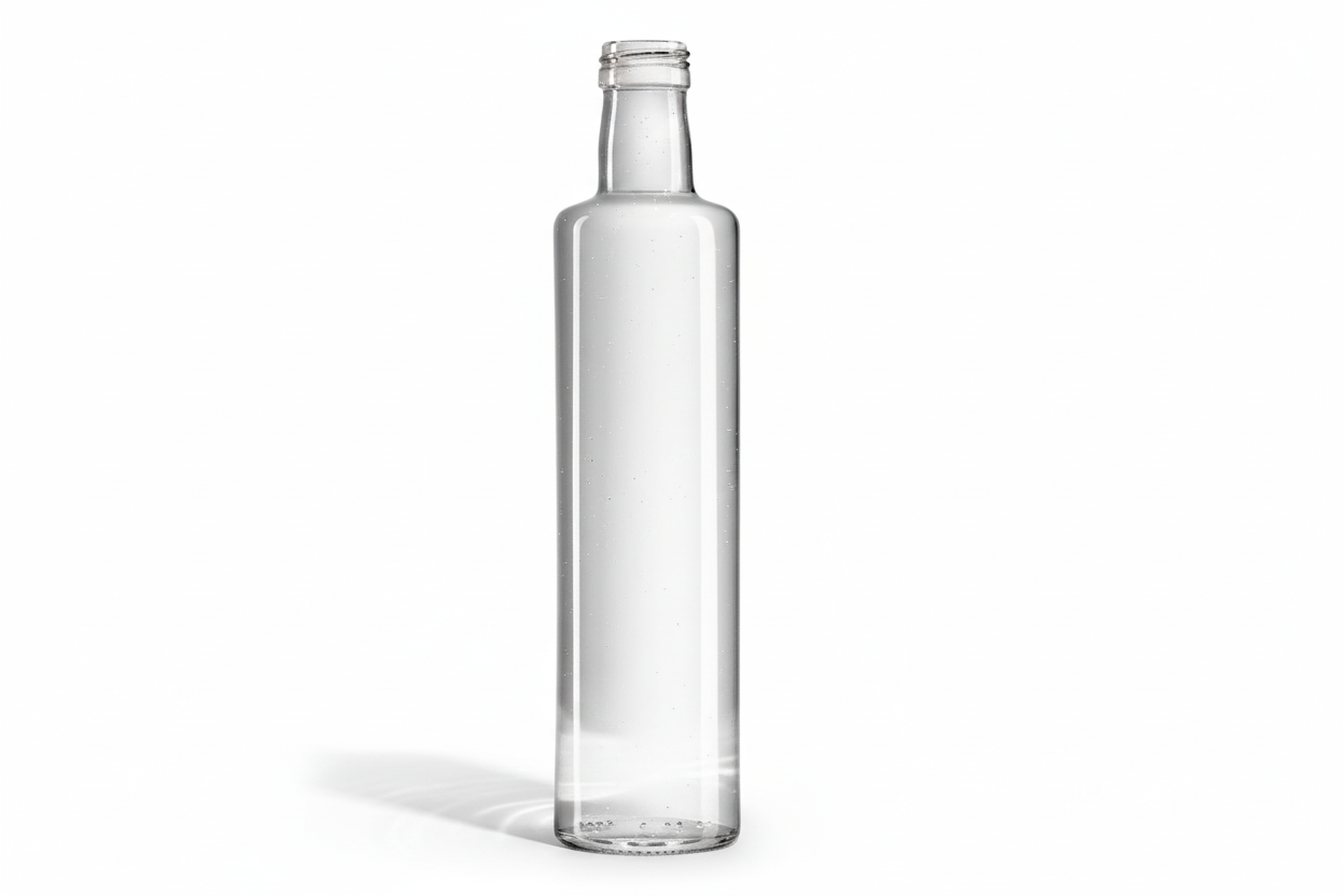 Bouteille en Verre Dorica 500 ml Blanc